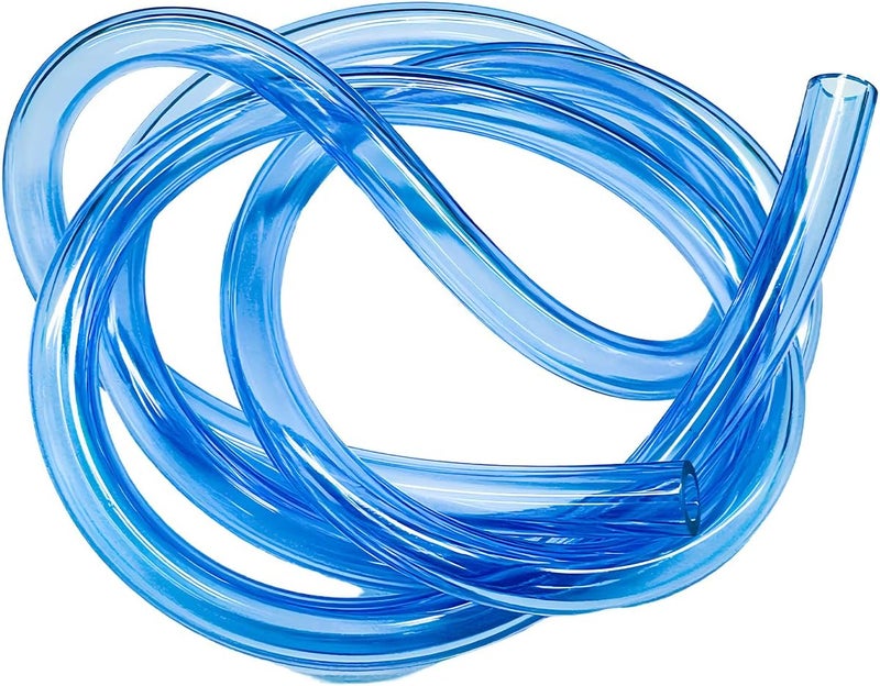 KVAEY Colorful Fuel Line Hose Tube, Flexible Anticorrosion Silicone Gas Line Petrol Hose Line, Soft High Performance Vacuum Tubing Hose Replacement for Motorcycle Dirt Pit Bike ATV (Blue) - Image 1